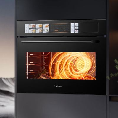 618预售、PLUS会员：美的 无边全嵌蒸烤箱 SX5 嵌入式蒸箱烤箱一体机 55L 3542.6元+9.9家居卡（双重优惠）