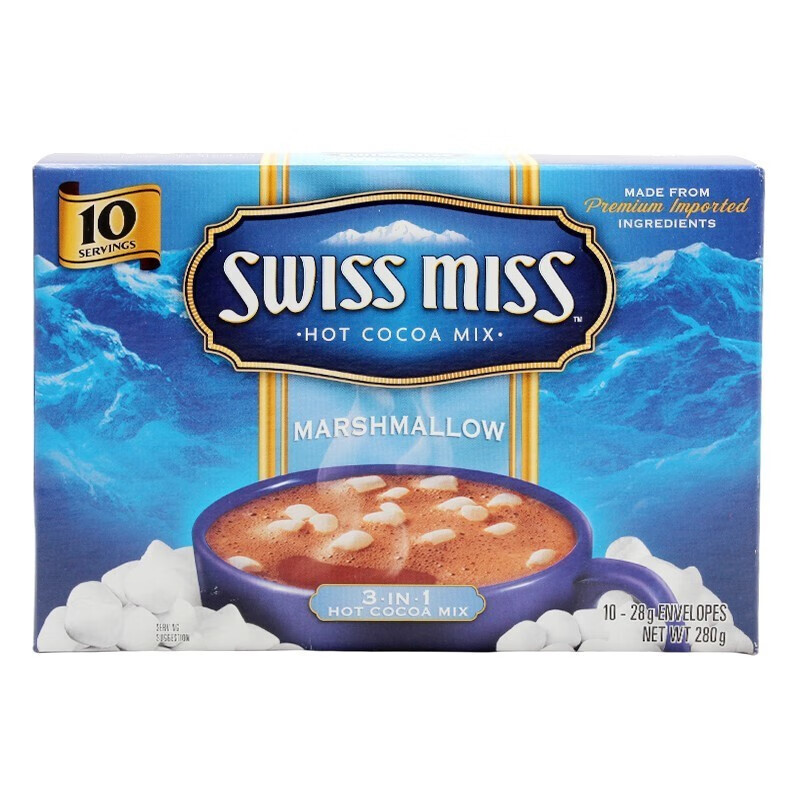 Nestlé 雀巢 美国进口 瑞士小姐棉花糖巧克力粉 200g 临期至7-18 券后9.61元