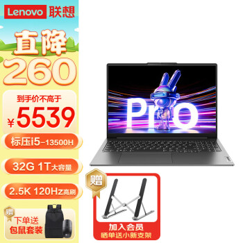 Lenovo 联想 小新Pro16 2023款笔记本电脑（i5-13500H、32GB、1TB ）