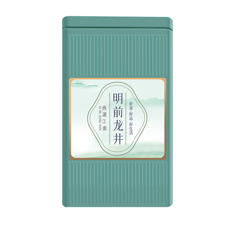 西湖江南茶叶 杭州品质龙井绿茶 明前罐装 春茶30g 9.9元