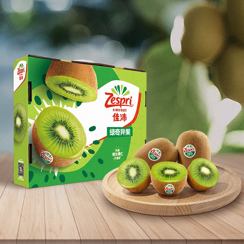 Zespri 佳沛 绿奇异果 优选大果 单果113-135g 12个 礼盒装 券后54.42元