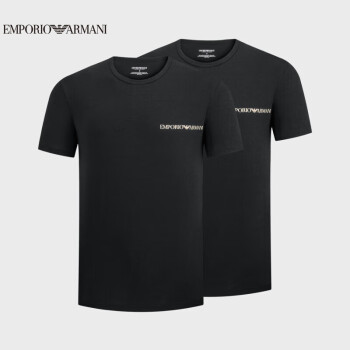 EMPORIO ARMANI EAU男士舒适T恤衫（两件装）