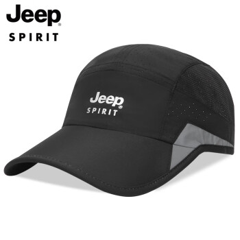 Jeep 吉普 帽子男棒球帽网眼速干透气鸭舌帽运动户外太阳帽钓鱼登山遮阳