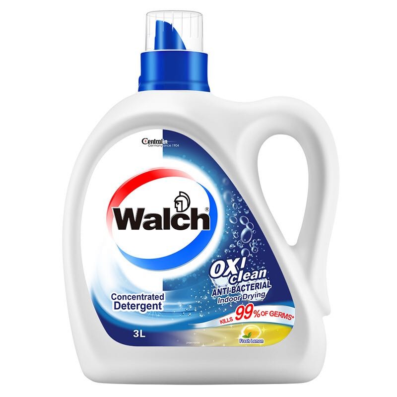 Walch 威露士 抗菌有氧洗衣液 3L 柠檬 49.9元