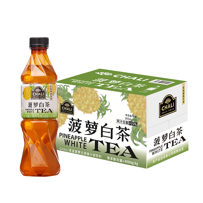 CHALI茶里茶饮料 果味茶 390mL*15瓶/箱 45.89元（需领券）