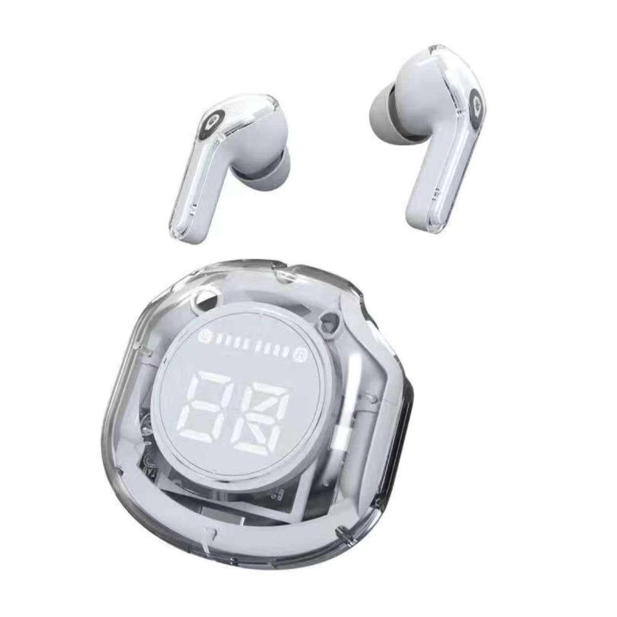 PLUS会员：诺必行 无线蓝牙耳机 入耳式 RGB呼吸灯 水晶透明数显 9.85元（合9.9元/件）（非plus9.9包邮）