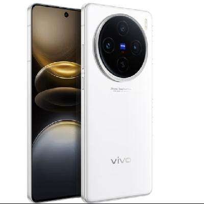 vivo X100s 蔡司超级长焦 蓝晶 x 天玑9300+ 7.89mm超薄直屏 拍照手机 白月光 12GB+256GB 3999元包邮