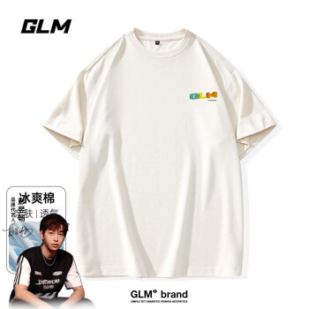 GLM 短袖T恤男夏季百搭韩版宽松潮流透气休闲运动打底衫上衣