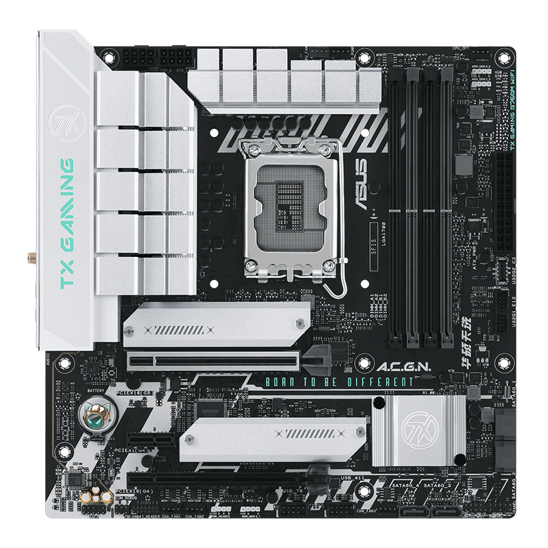 20日20点：ASUS 华硕 TX GAMING B760M WIFI 天选主板 支持DDR5 CPU 13700K/13600KF/13400F（Intel B760/LGA 1700） 1189元包邮（限时立减）