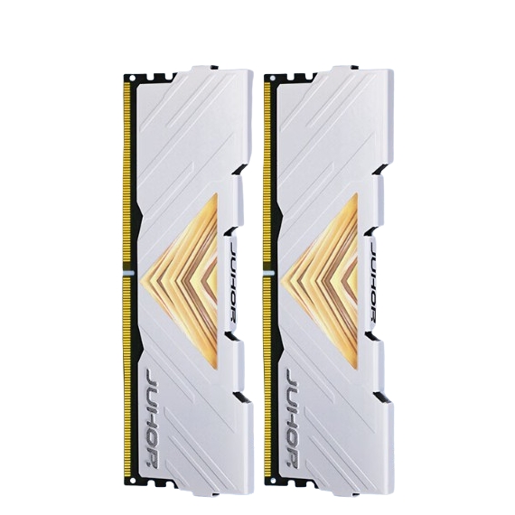 JUHOR 玖合 32GB(16Gx2)套装 DDR5 6000 台式机内存条 忆界系列白甲 529元（限量200套）