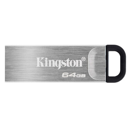Kingston 金士顿 DataTraveler系列 DTKN USB 3.2 U盘 银色 64GB USB-A 49.9元