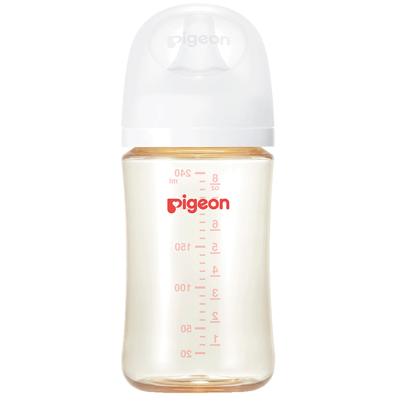 PLUS会员：Pigeon 贝亲 自然实感第3代PRO系列 AA192 PPSU奶瓶 240ml L 6月+ 68.32元包邮（需用券）