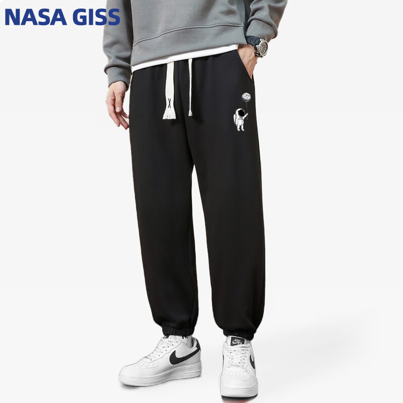 Plus会员:NASA GISS休闲裤男运动九分裤*3件 52.05元（合17.35元/件）