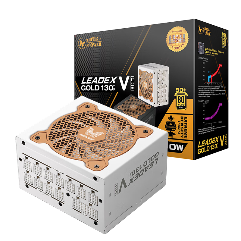 SUPER FLOWER 振华 LEADEX VG1000W ATX 全模组电脑电源 1000W 795.01元包邮