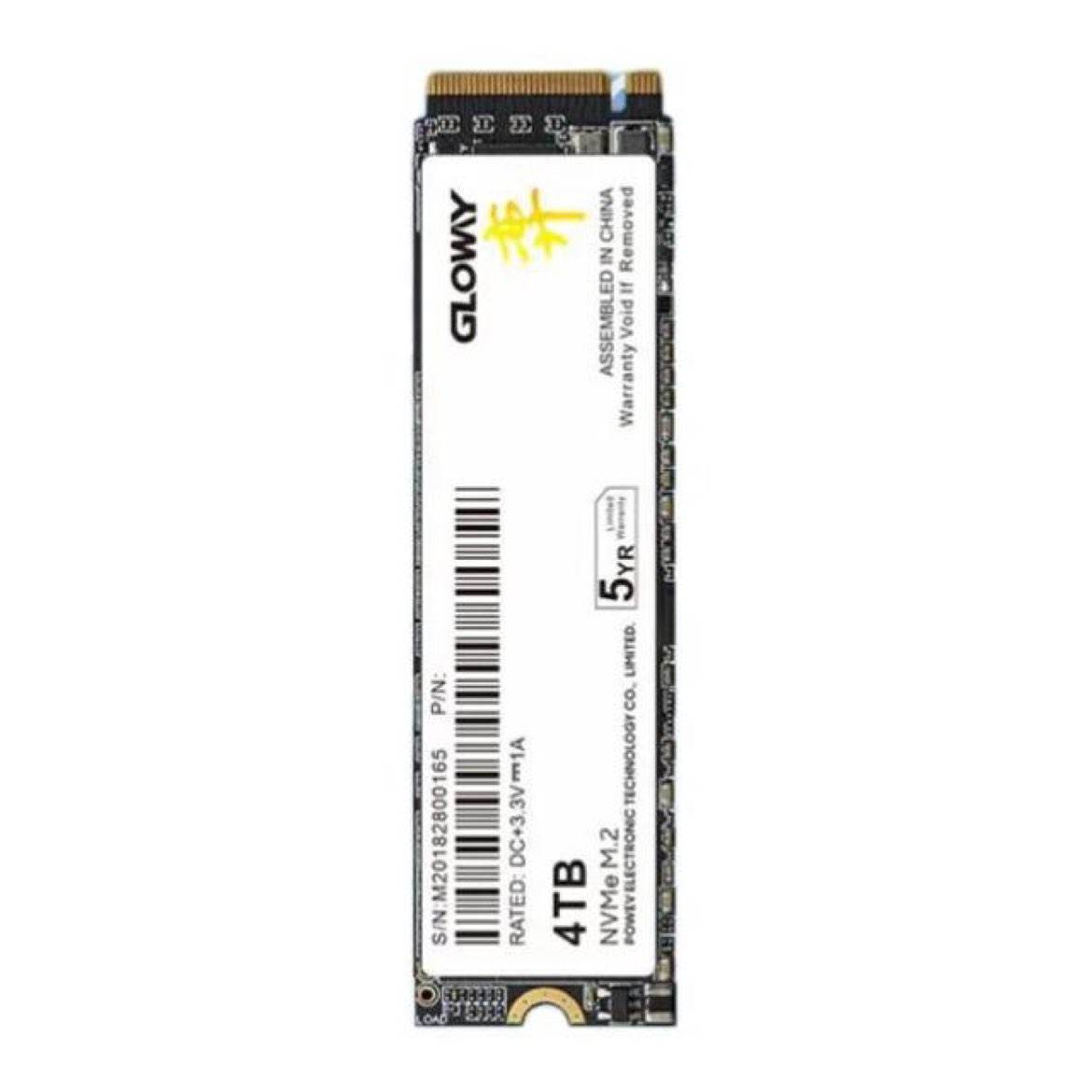 GLOWAY 光威 弈二代系列 NVMe M.2 固态硬盘 4TB（PCIe 4.0x4） 1392.01元包邮