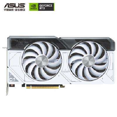 再降價(jià)、PLUS會(huì)員：ASUS 華碩 白色 DUAL GeForce RTX 4070 SUPER O12G WHITE 電競(jìng)游戲顯卡 5171.21元包郵(需用券)