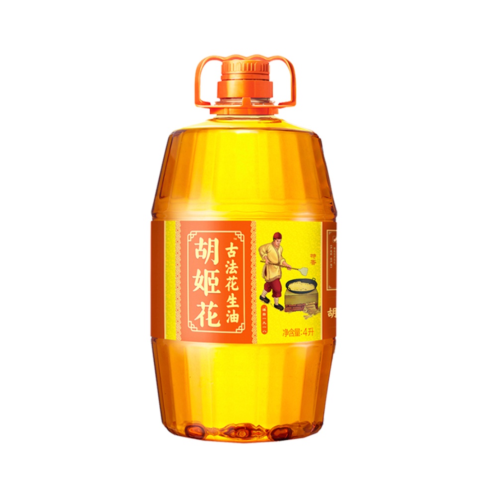 胡姬花 食用油 压榨一级 古法花生油4L（新老包装随机发货） 券后87.9元