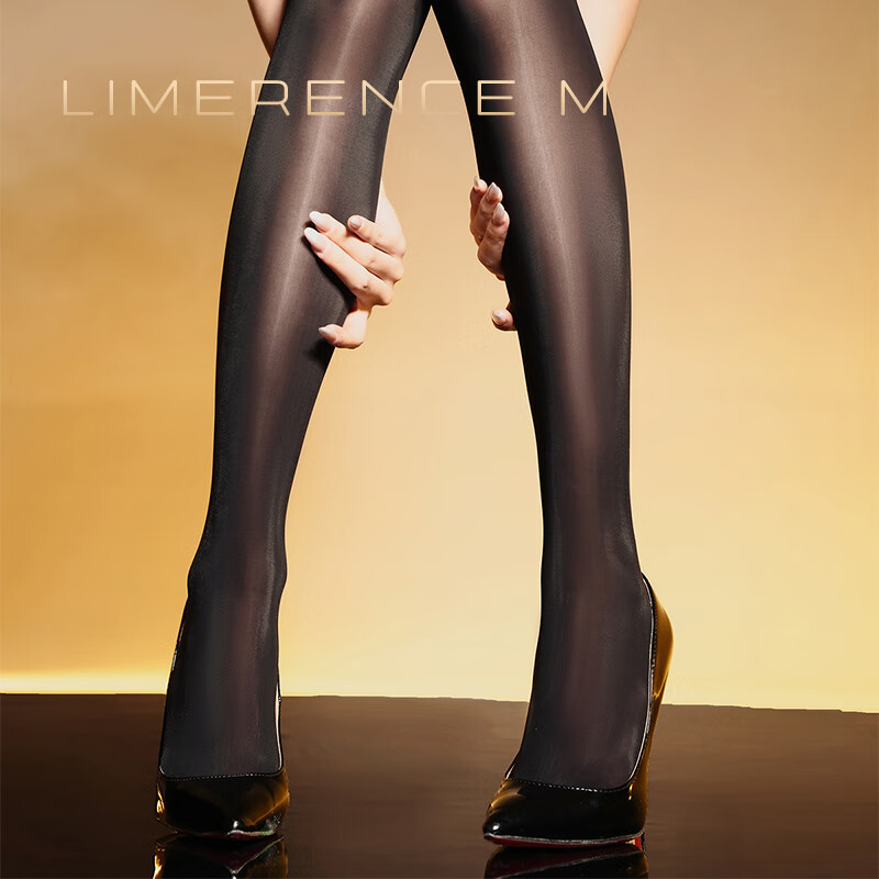 Limerence M 涞觅润丝 丝袜18D超薄丝滑油亮性感连裤袜 肤色(高腰无缝) L码 55.3元