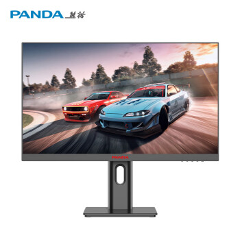 PANDA 熊猫 23.8英寸 180Hz高刷 FastIPS屏 GTG1ms 130%sRGB广色域 旋转升降 电竞电脑显示器H24F6-L