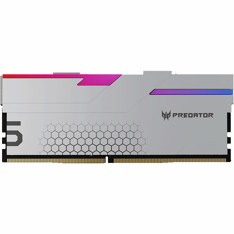 PREDATOR 宏碁掠夺者 Hermes冰刃系列 DDR5 7200MHz RGB 台式机内存 马甲条 银色 32GB 16GBx2 C34 券后959元