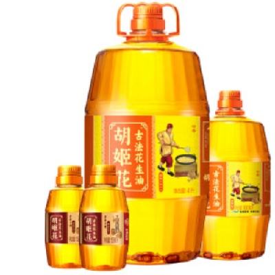 PLUS会员：胡姬花 古法花生油套装 5.216L（古法4L+900ml+158ml*2） 119.44元包邮（需领券）