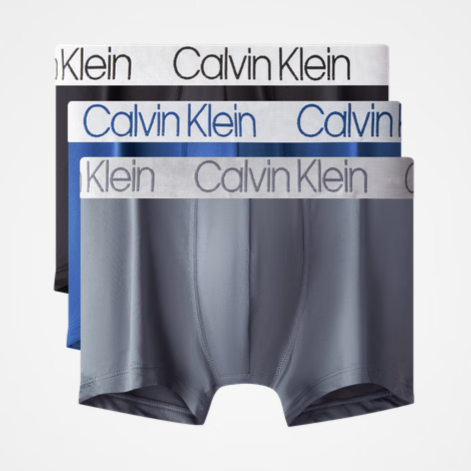 卡尔文·克莱恩 Calvin Klein 三条装 醒目提花平角内裤 NP2213O 券后226元