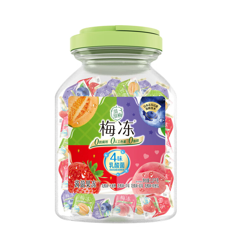 LIUM 溜溜梅 梅冻1080g 乳酸菌冻冻桶1000g1桶 券后29.5元