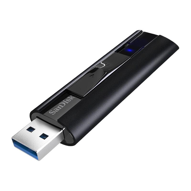 20点开始：SanDisk 闪迪 至尊超极速系列 CZ880 USB 3.2 固态U盘 黑色 256GB USB 219元（双重优惠）