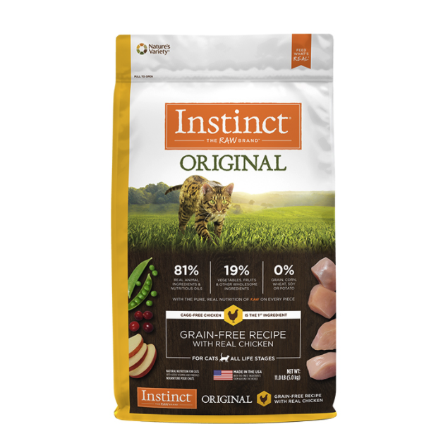 Instinct 百利 经典无谷系列 鸡肉全阶段猫粮 5kg 券后279元