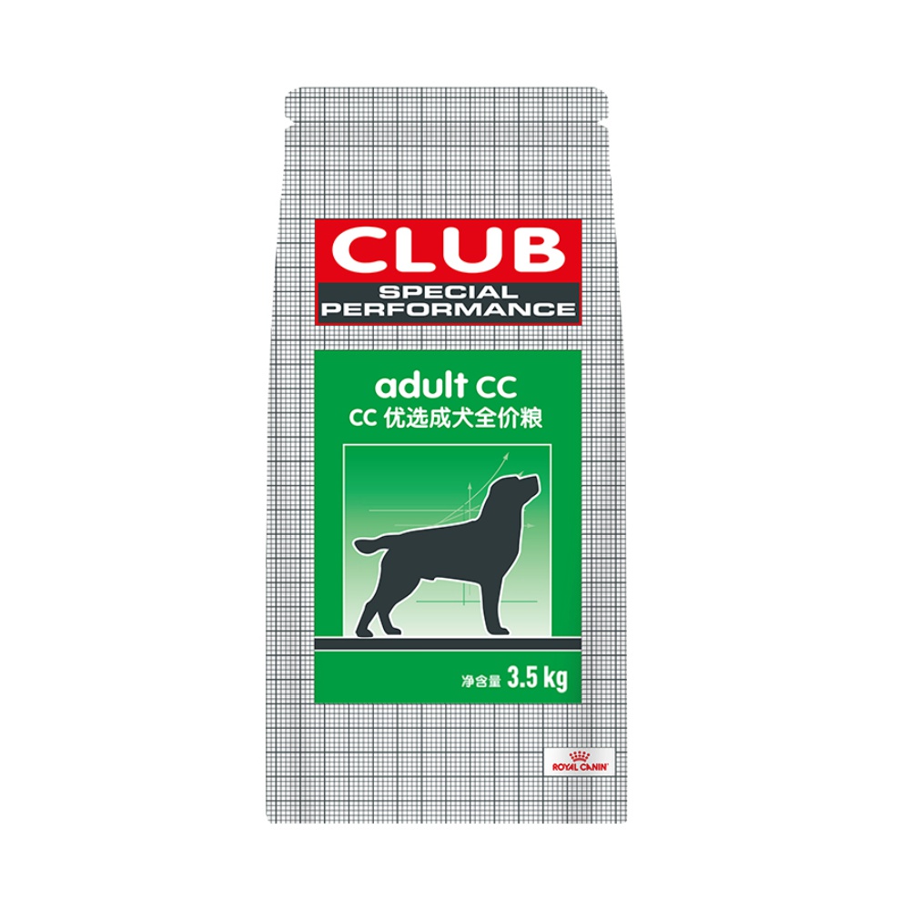 ROYAL CANIN 皇家 狗粮CC优选中型犬大型犬成犬粮通用型全价狗粮3.5kg 63.6元