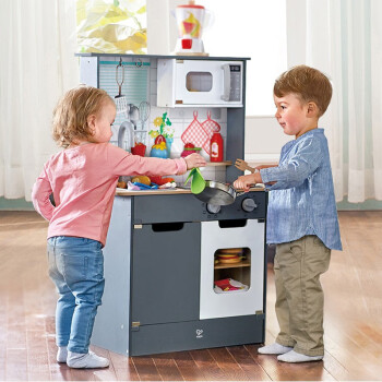 Hape 儿童仿真多功能超能声光模拟厨房