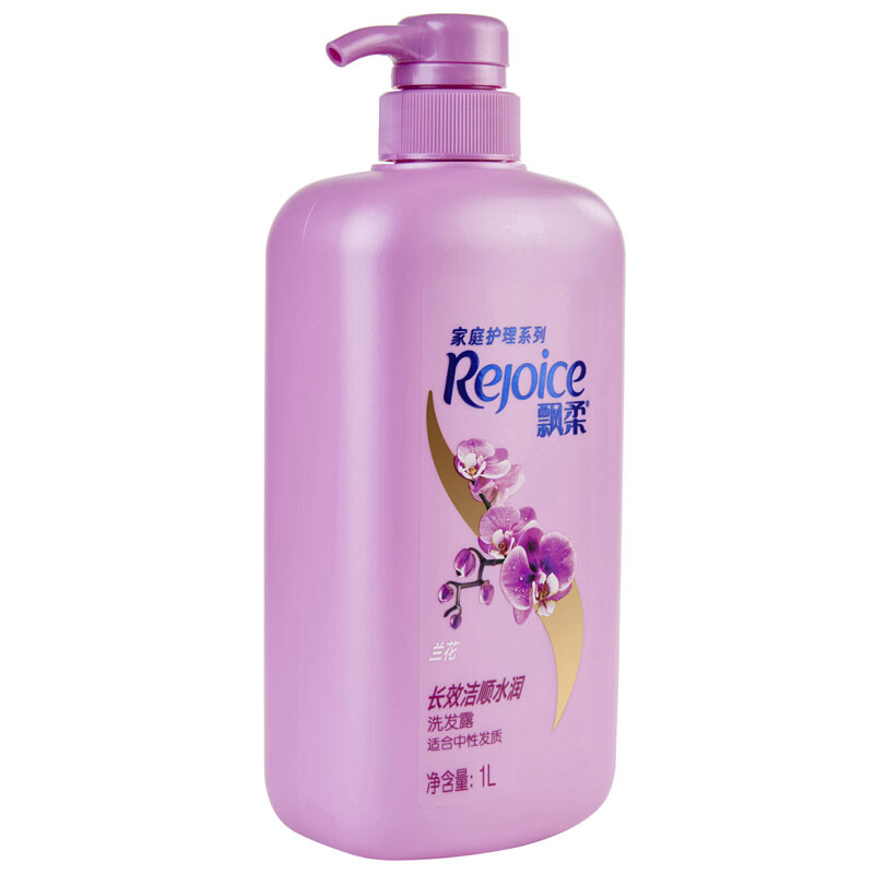 Rejoice 飘柔 家庭护理系列兰花洁顺水润洗发露 1L 24.65元