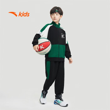 ANTA 安踏 儿童套装男大童篮球系列篮球针织运动套装A52431707