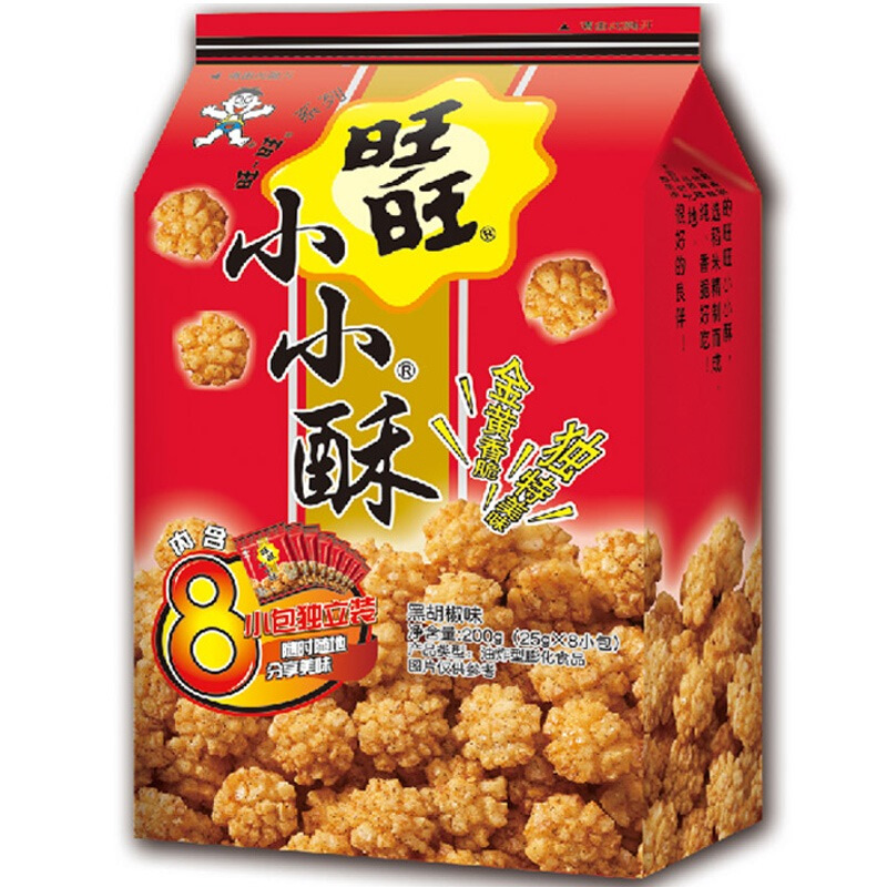 Want Want 旺旺 小小酥 黑胡椒味 200g 9.27元
