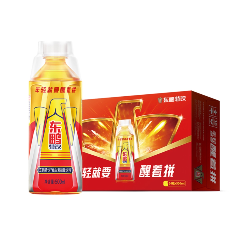 东鹏 特饮 有奖版 维生素功能饮料 500ml*24瓶/箱 90元