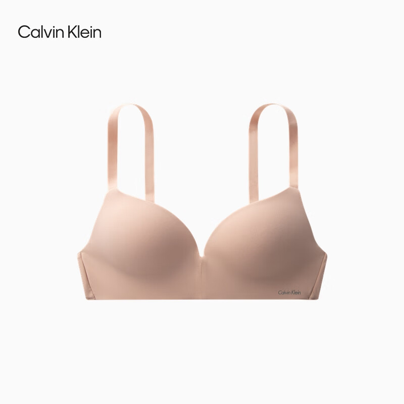 卡尔文·克莱恩 Calvin Klein 内衣24春夏新款女士舒适无钢圈软支撑ck无痕聚拢厚垫文胸QP3250A 7NS-肉色 32B 券后274元