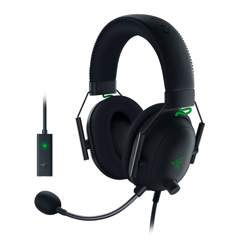 雷蛇（Razer）旋风黑鲨V2 有线 头戴式 电竞游戏耳机 带耳麦 396.76元