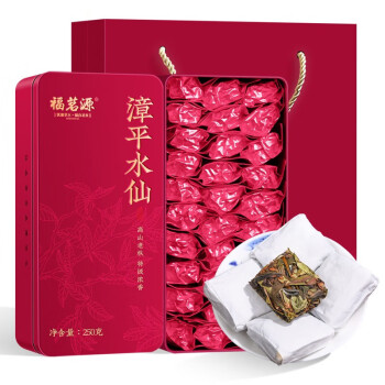 福茗源 茶叶 特级清香漳平水仙乌龙茶500g 2023新茶兰花香高山茶年货礼盒