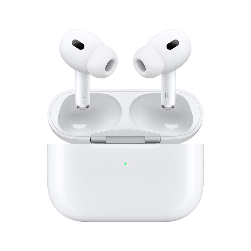 有券的上、PLUS会员：Apple 苹果 AirPods Pro 2 入耳式降噪蓝牙耳机 白色 Type-C接口 券后1371.66元