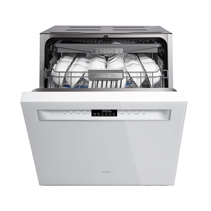 PLUS会员：Robam 老板 盐系G1海盐白17+1套三层嵌入式洗碗机 W76A-G1 5572.6元包邮（需用券）