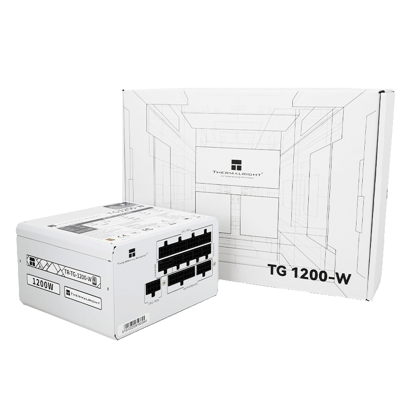 利民 TG650w/750w/850w/1000w/1200电源金牌全模组 TG-1200-W金牌全模组白色 ATX3.0 647.15元包邮（需领券）