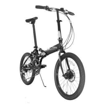 OYAMA 欧亚马 天际M500 折叠自行车 黑色 20英寸 12速
