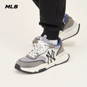 MLB 官方男女透气运动鞋增高老爹鞋厚底鞋子 3ASHCRS3N-50GRD 240