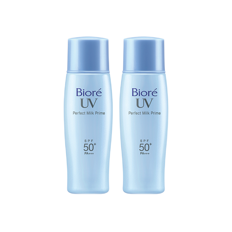 Bioré 碧柔 Biore）倍护水活防晒 全身军训男女户外 SPF50+ 轻透倍护乳液40ml*2 券后52元