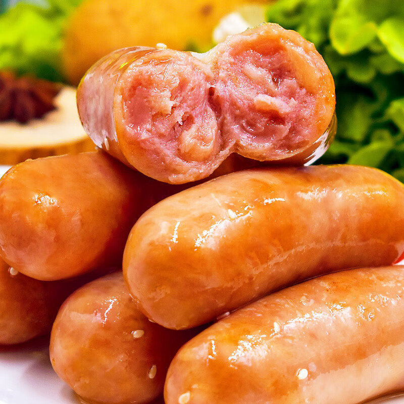 PLUS会员：大红门 地道烤肠肉肠 500g/10根*2件 28.84元（合14.42元/件）