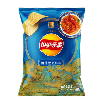 Lay\'s 乐事 薯片 春季 鲍汁烩明虾味 60克