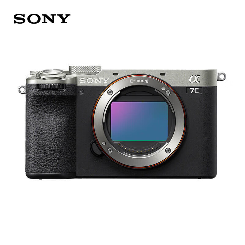 SONY 索尼 Alpha 7C II 全画幅 微单相机 银色 单机身 13479元