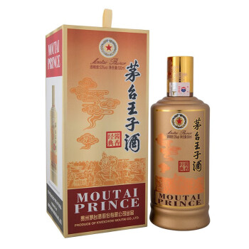 MOUTAI 茅台 王子酒 酱香经典 53%vol 酱香型白酒 500ml 单瓶装 ￥261.11