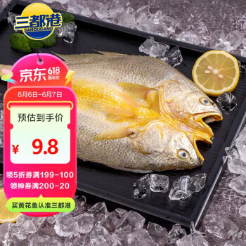 三都港 冷冻醇香黄鱼鲞155g 黄花鱼 生鲜 鱼类 深海鱼 海鲜水产 烧烤