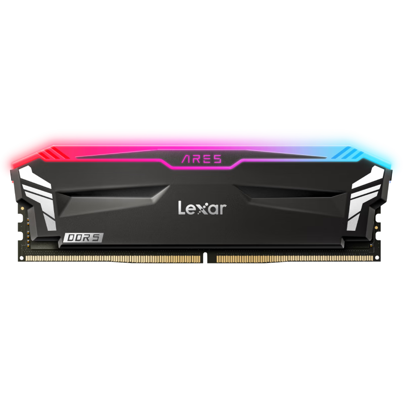 PLUS会员：Lexar 雷克沙 DDR5 7200 32GB 16G*2套条 电竞RGB灯内存条 海力士A-die颗粒 758.2元（需领券）